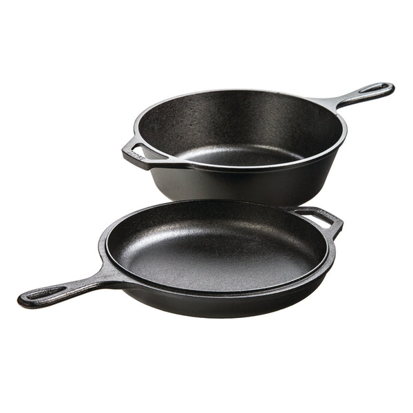 Lodge Logic 3.2qt Dutch Oven with Fry Pan Lid