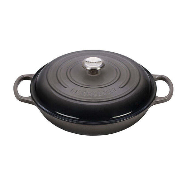 Le Creuset Signature Cast Iron 3.5qt Round Braiser - Oyster