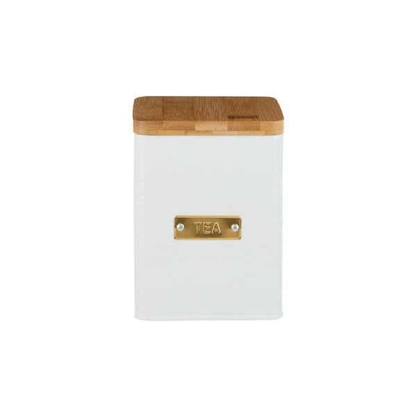 Typhoon Otto White Square Tea Canister