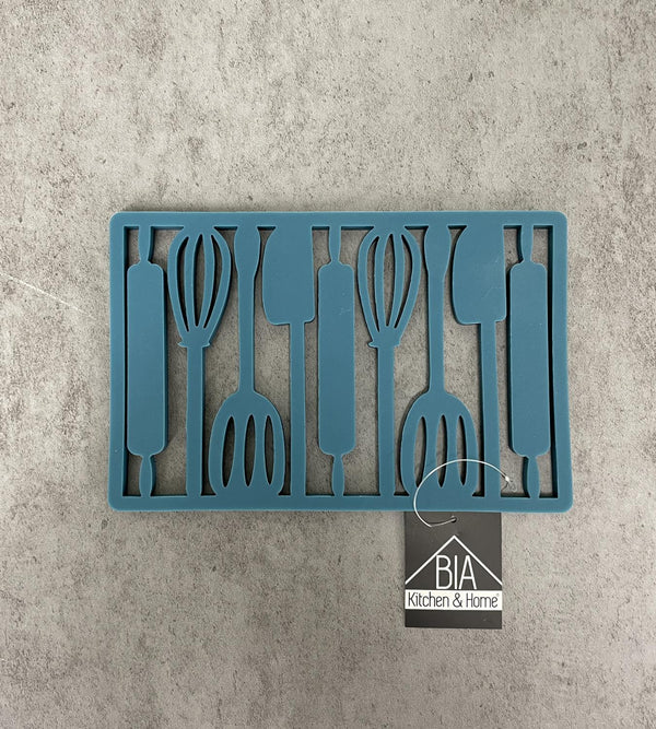 BIA Kitchen & Home Silicone Trivet - Teal