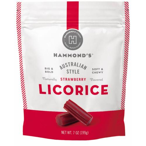 Hammond's Red Strawberry Licorice 7oz