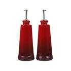 Le Creuset Cerise (Red) Oil and Vinegar Set