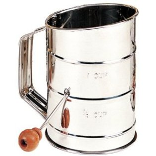 Mrs. Anderson's 1 Cup Stainless Steel Crank Sifter