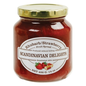 Scandinavian Delights Strawberry-Rhubarb Spread