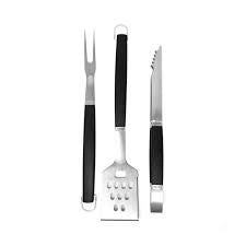 Stainless Steel 3 pc BBQ Tool Set