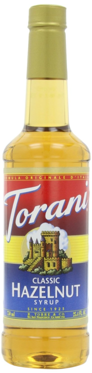 Torani 25.4oz Hazelnut Syrup