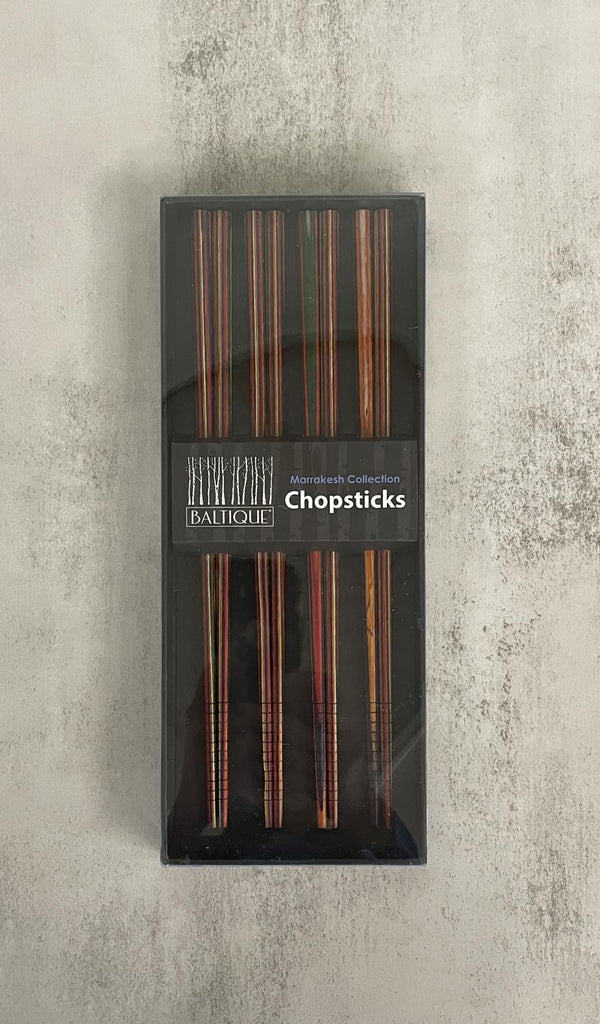 Totally Bamboo Baltique "Marrakesh" Set of 4 Chopsticks