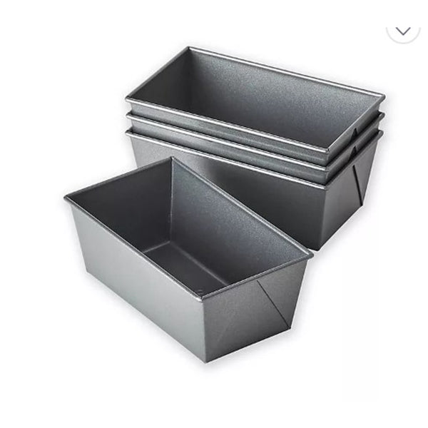 Chicago Metallic Commercial II Non Stick Mini Loaf Pans Set of 4