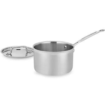 Cuisinart Chef's Classic 4 Quart Stainless Steel Sauce Pan