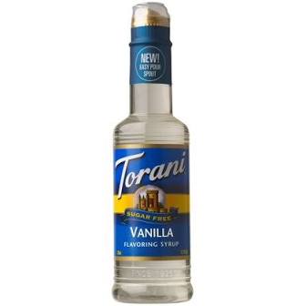 Torani Sugar Free 12oz Vanilla Syrup