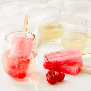 Cherry Prosecco Popsicles