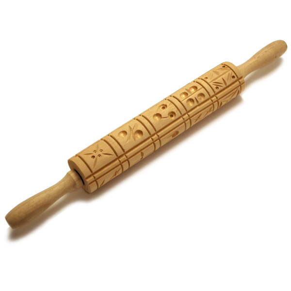 NORPRO ROLLING PIN' SPRINGERLE 10"