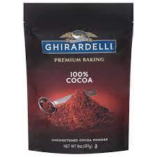 GHIR. UNSWEET COCOA 8 OZ