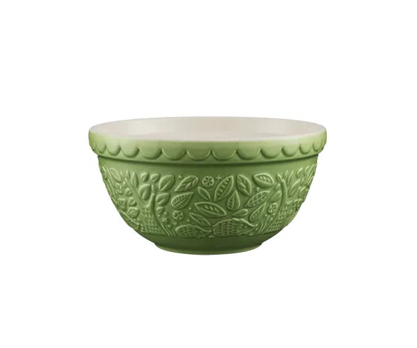 Mason Cash "In The Forest" Size 30 Green Hedgehog Mixing Bowl