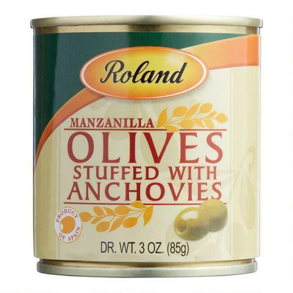 Roland Olives w/Anchovies Canned