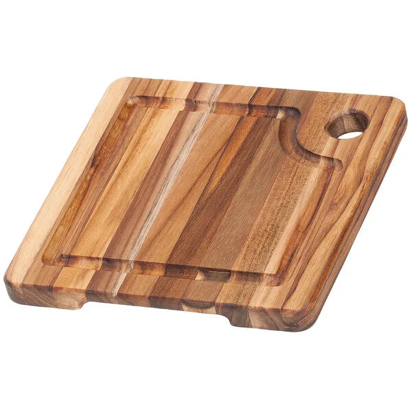 Teak Haus 8x8x.75 Square Cutting Board - 513