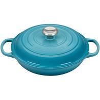 Le Creuset Signature 3.5qt Braiser - Caribbean