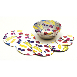 Bowl Covers Elastic Fruit 6pc