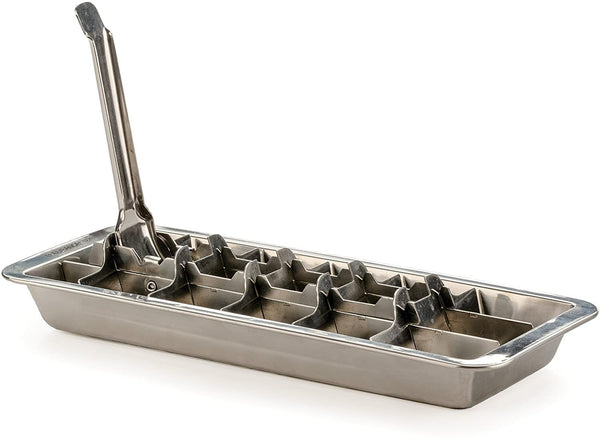 RSVP Stainless Steel Lever Ice Cube Tray