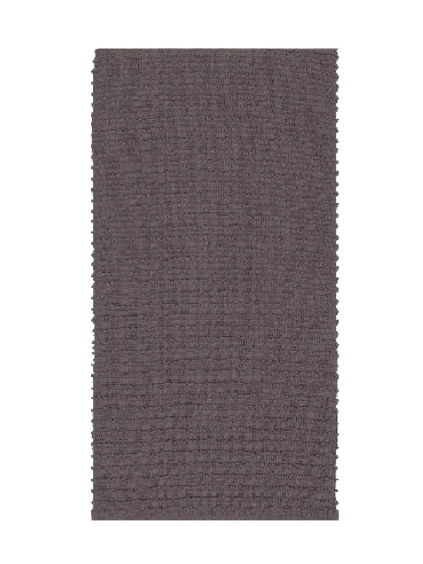 Mu Kitchen Ridged Solid Cotton Towel - Platinum