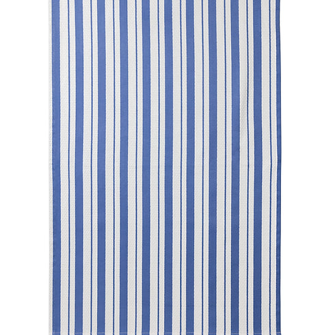 Mu Kitchen Basket Weave Stripe Kitchen Towel - Seaside Blue