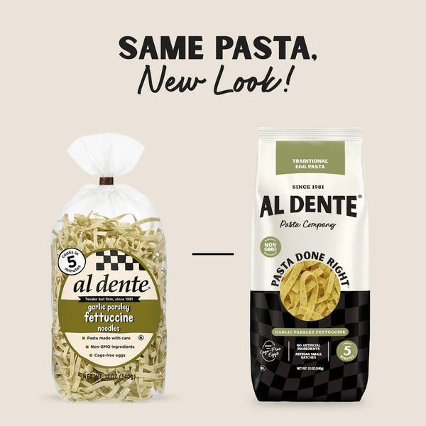 Al Dente Garlic Parsley Fettuccine