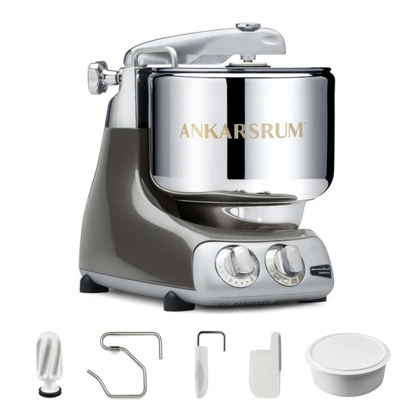 Ankarsrum Mixer Essential Package - Black Chrome Metallic Gloss