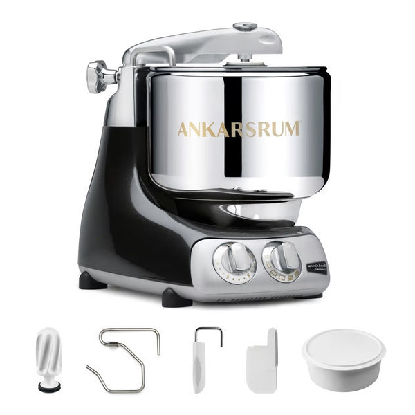 Ankarsrum Mixer Essential Package - Black Diamond Metallic Gloss