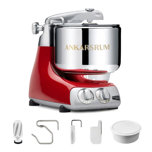 Ankarsrum Mixer Essential Package - Red Metallic Gloss