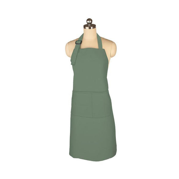 Mu Kitchen Adult Classic Chef's Apron - Hedge Green
