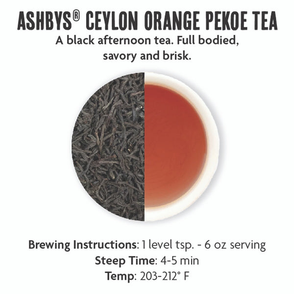Ashby 4oz Loose Leaf Tea - Ceylon Orange Pekoe