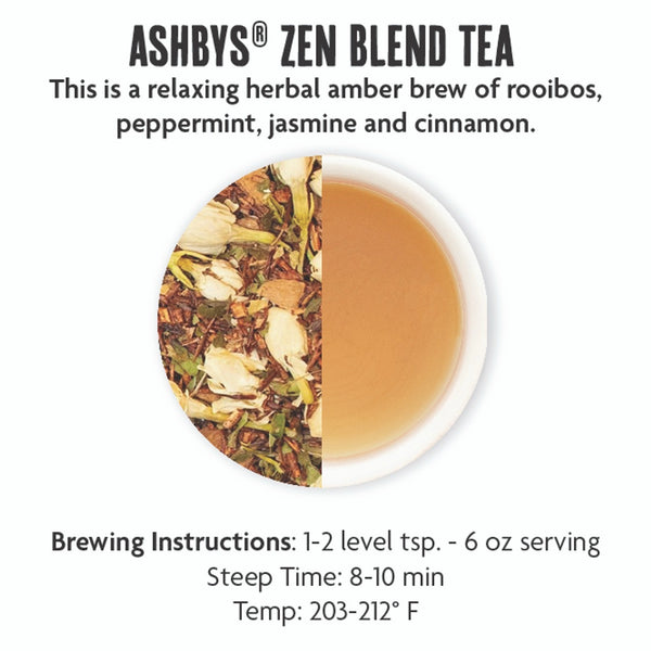 Ashby 4oz Loose Leaf Tea - Zen Herbal Blend