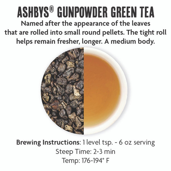 Ashby 8oz Loose Leaf Tea - Gunpowder Green