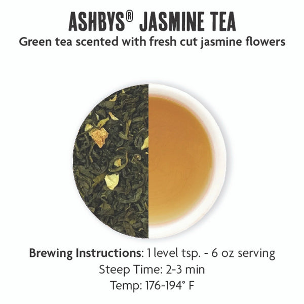 Ashby 8oz Loose Leaf Tea - Jasmine Green