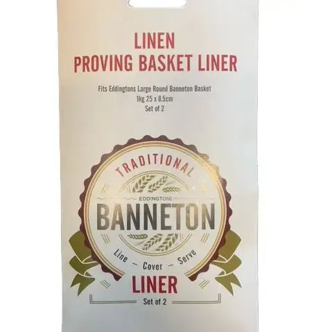 Banneton Proofing Basket Liner 1/ST Round Large 7.9x3x1"