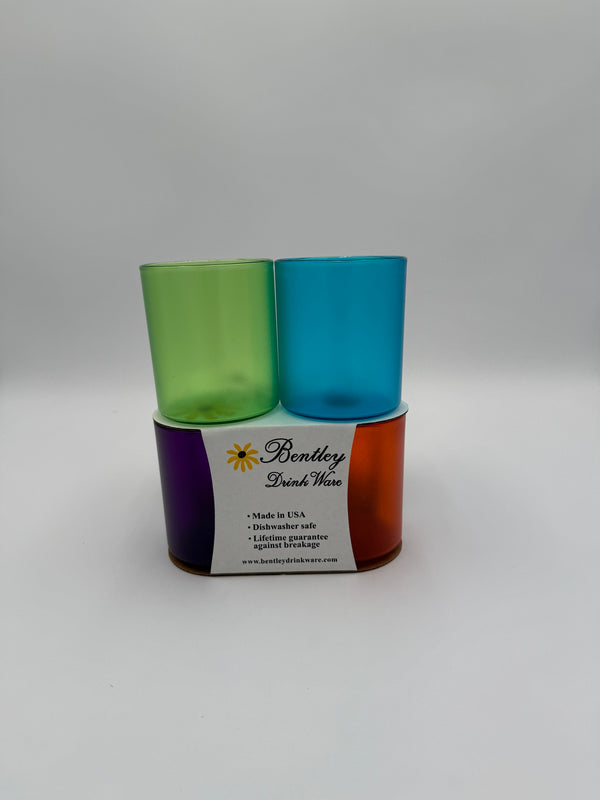 Bentley 11oz Cups Set of 4 - Mixed Jewel Colors