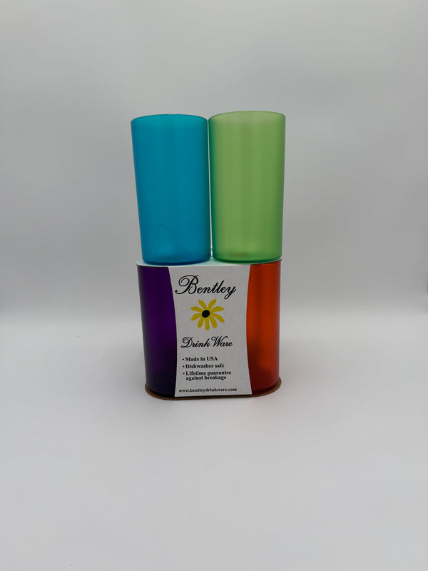 Bentley 20oz Cups Set of 4 - Mixed Jewel Colors
