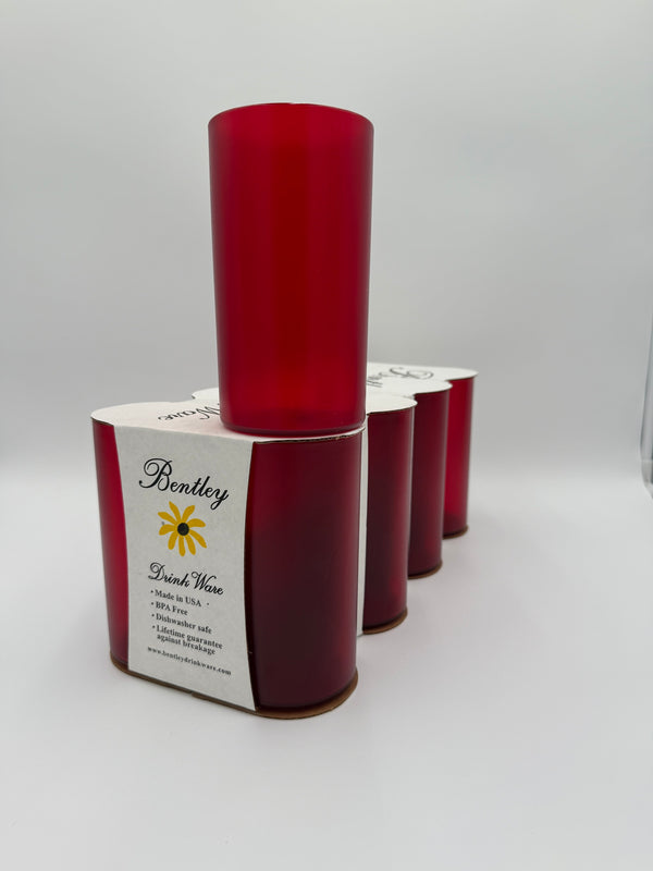 Bentley 20oz Cups Set of 8 - Ruby