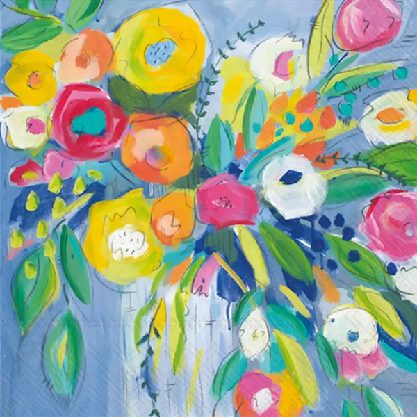 Boston International Cocktail Napkins - Cheerful Blossom