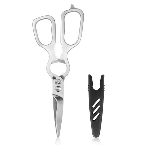 Cangshan Stainless Steel D Shape 9-Inch Satin Finish Shears
