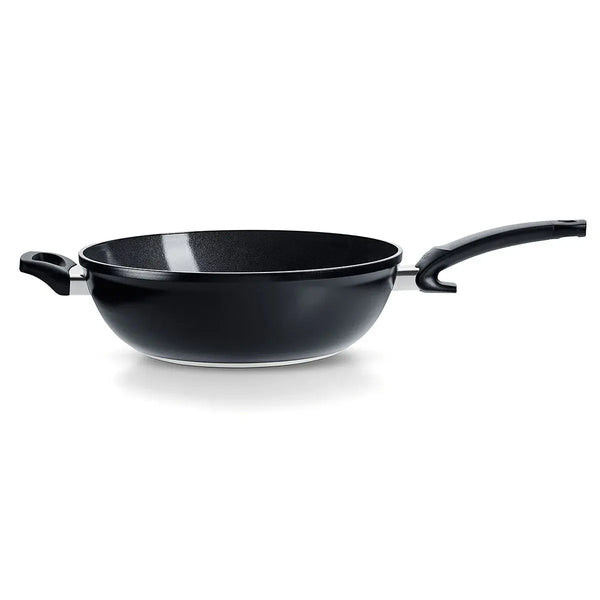 Fissler Ceratal Comfort 6qt Wok w/Helper Handle - Orbit Black