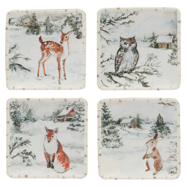 Certified International Winter's Frost Canape Plate - sold separately