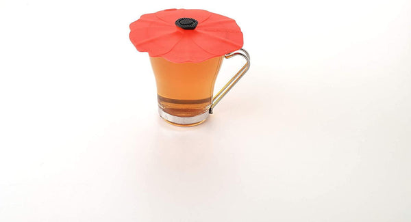 CV Lid 4" Poppy Set/2 Silicone