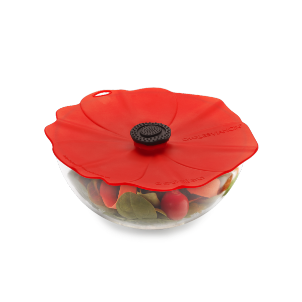 Charles Viancin Silicone 8" Lid - Poppy