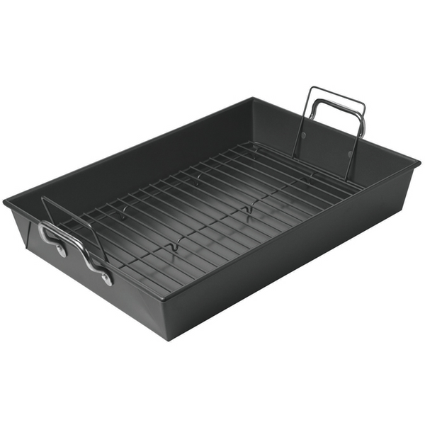 Chicago Metallic Nonstick 17" X 12" X 3" Roaster with Rack