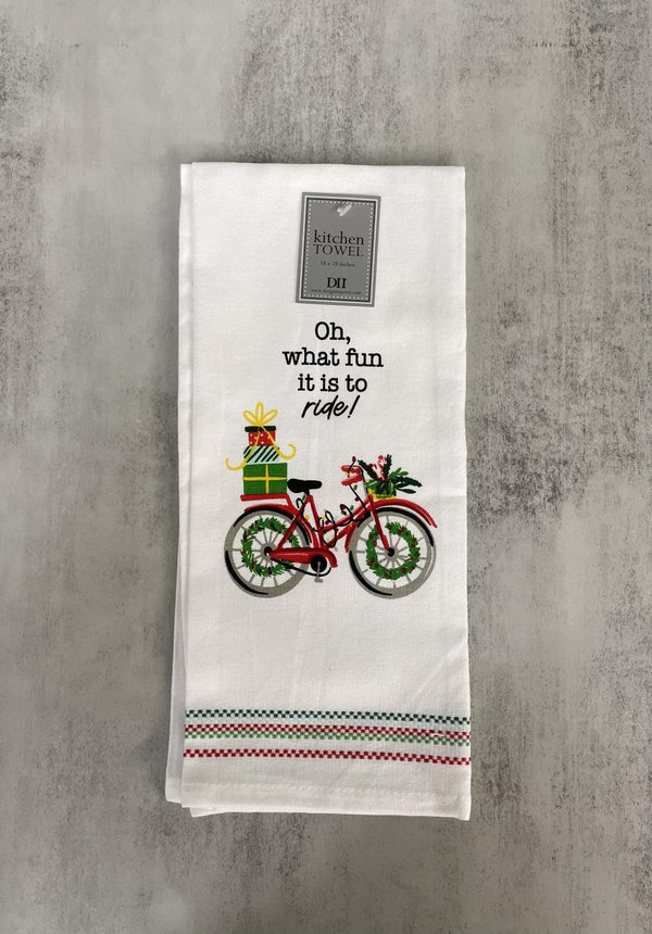 Towel Holiday On Wheels Bike