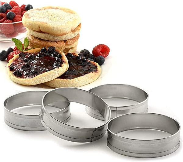 Norpro English Muffin Ring Set of 4
