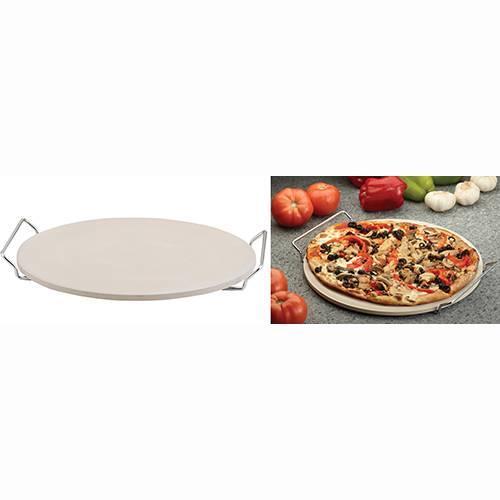 Harold Import Company 13" Pizza Stone w/Rack