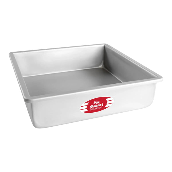 Fat Daddio's Anodized Aluminum 7" X 3"  Square Cake Pan