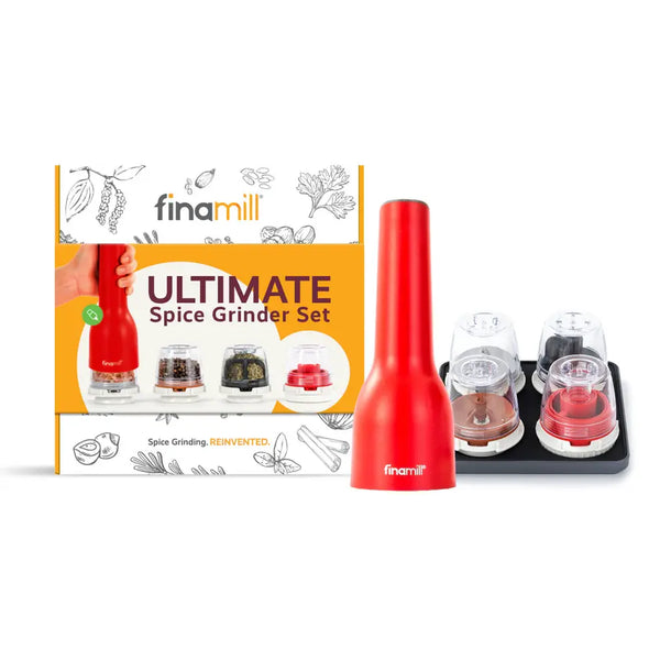 Finamill Big Gift Pack USB w/MAX, GT, ProPlus, Peppercorn, Quartet Tray Sangria